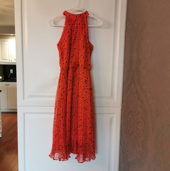 Karen Millen Polka Dot pleated dress - Picture 5 of 7